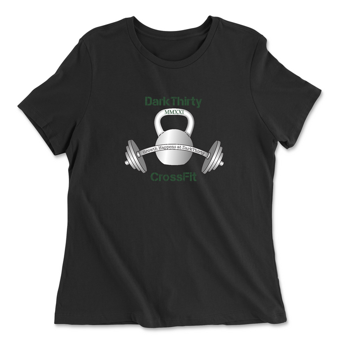 Womens 2X-Large BLACK Relaxed Jersey T-Shirt