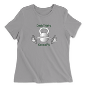 Womens 2X-Large SOLID_ATHLETIC_GREY Relaxed Jersey T-Shirt