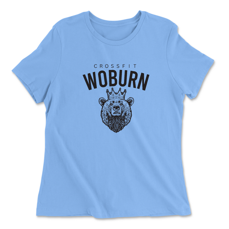 Womens 2X-Large CAROLINA_BLUE Relaxed Jersey T-Shirt