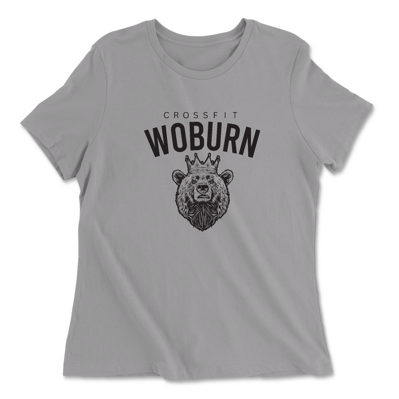 Womens 2X-Large SOLID_ATHLETIC_GREY Relaxed Jersey T-Shirt