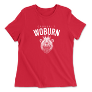 Womens 2X-Large RED Relaxed Jersey T-Shirt