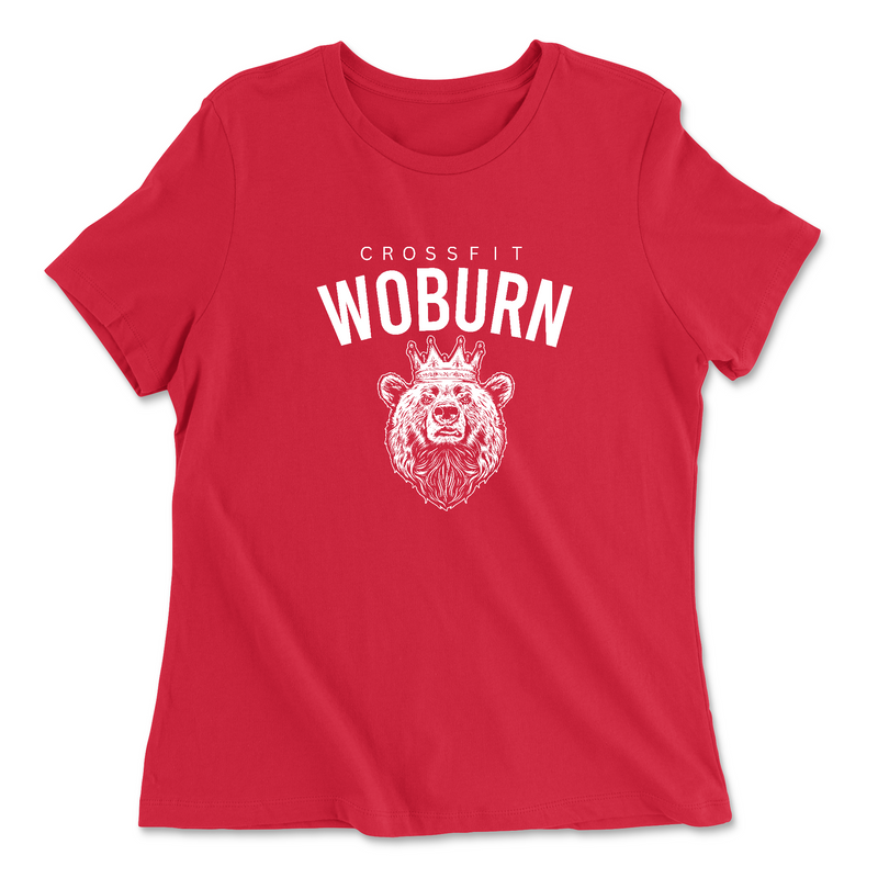 Womens 2X-Large RED Relaxed Jersey T-Shirt