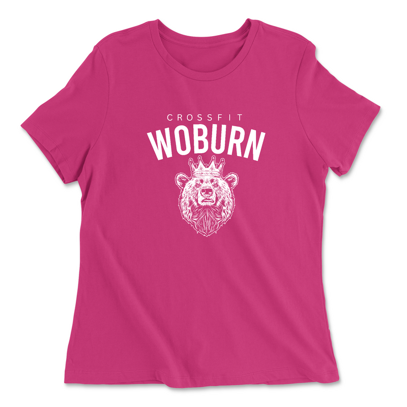 Womens 2X-Large BERRY Relaxed Jersey T-Shirt