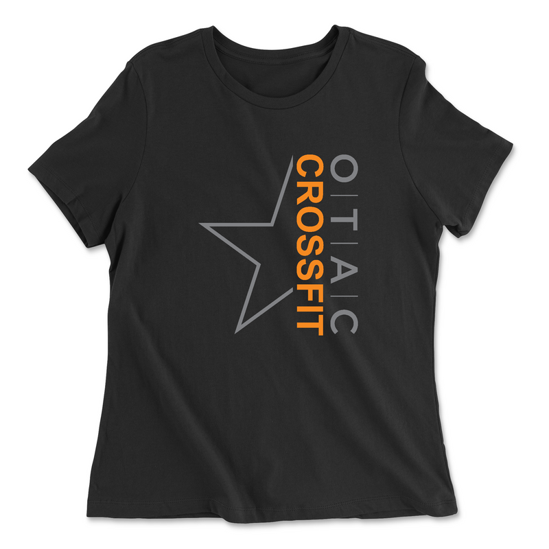 Womens 2X-Large BLACK Relaxed Jersey T-Shirt