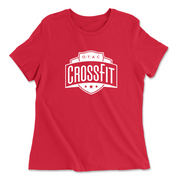 Womens 2X-Large RED Relaxed Jersey T-Shirt