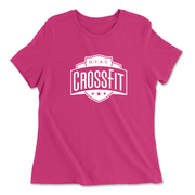 Womens 2X-Large BERRY Relaxed Jersey T-Shirt
