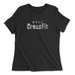 Womens 2X-Large BLACK Relaxed Jersey T-Shirt