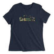 Womens 2X-Large NAVY Relaxed Jersey T-Shirt