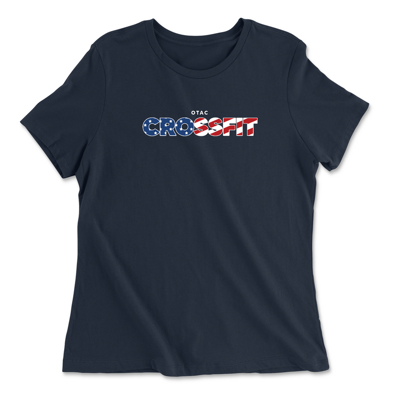 Womens 2X-Large NAVY Relaxed Jersey T-Shirt