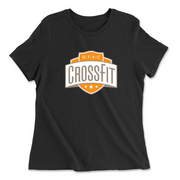 Womens 2X-Large BLACK Relaxed Jersey T-Shirt
