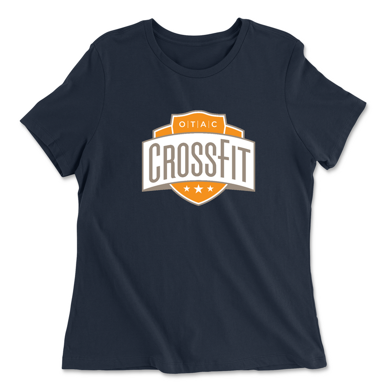 Womens 2X-Large NAVY Relaxed Jersey T-Shirt