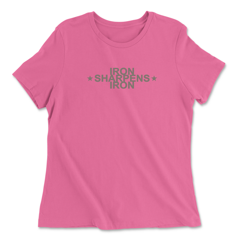 OTAC CrossFit Iron Sharpens Iron Womens - Relaxed Jersey T-Shirt