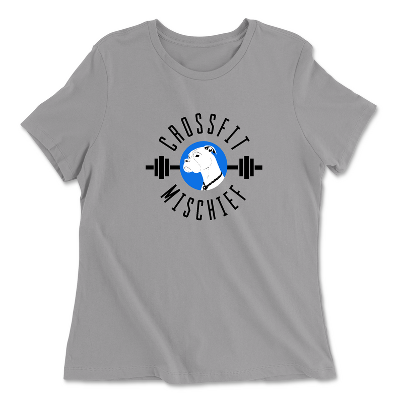 Womens 2X-Large SOLID_ATHLETIC_GREY Relaxed Jersey T-Shirt