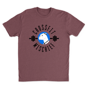 Mens 2X-Large HEATHER_MAROON T-Shirt