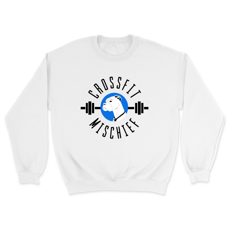 Mens 2X-Large WHITE Midweight Sweatshirt