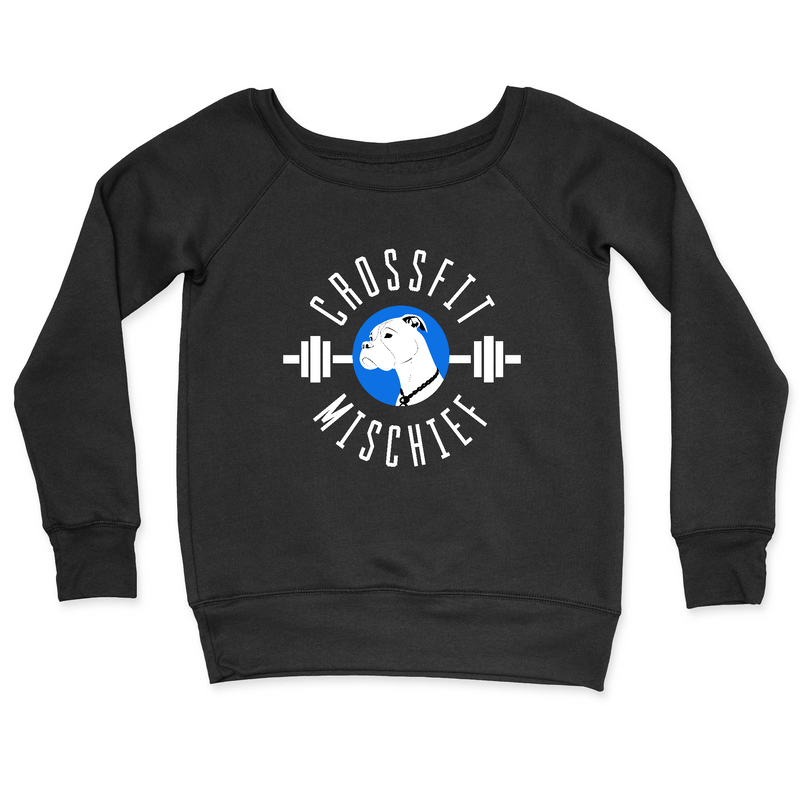 Womens 2X-Large BLACK CrewNeck