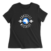 Womens 2X-Large BLACK Relaxed Jersey T-Shirt