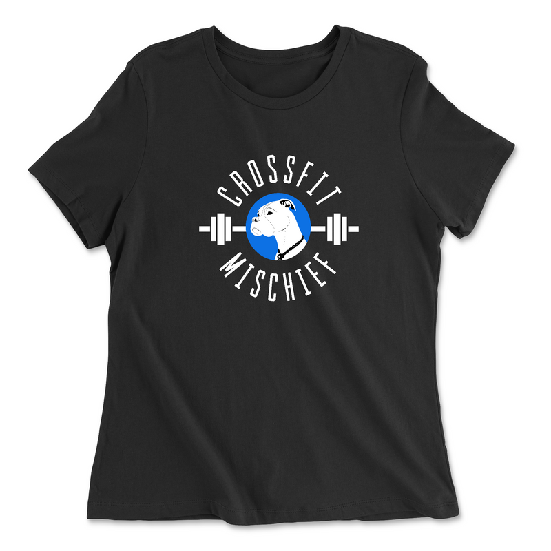 Womens 2X-Large BLACK Relaxed Jersey T-Shirt