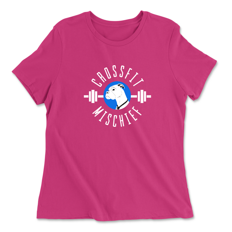 Womens 2X-Large BERRY Relaxed Jersey T-Shirt