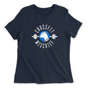 Womens 2X-Large NAVY Relaxed Jersey T-Shirt