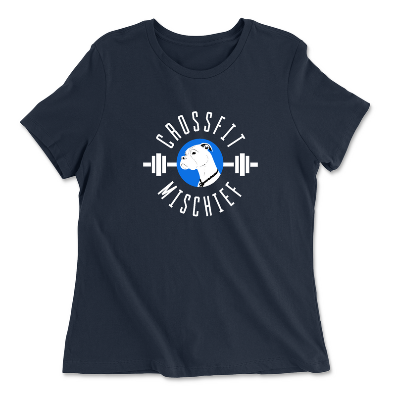 Womens 2X-Large NAVY Relaxed Jersey T-Shirt