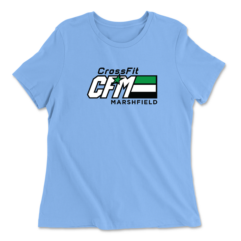 CrossFit Marshfield Standard Womens - Relaxed Jersey T-Shirt