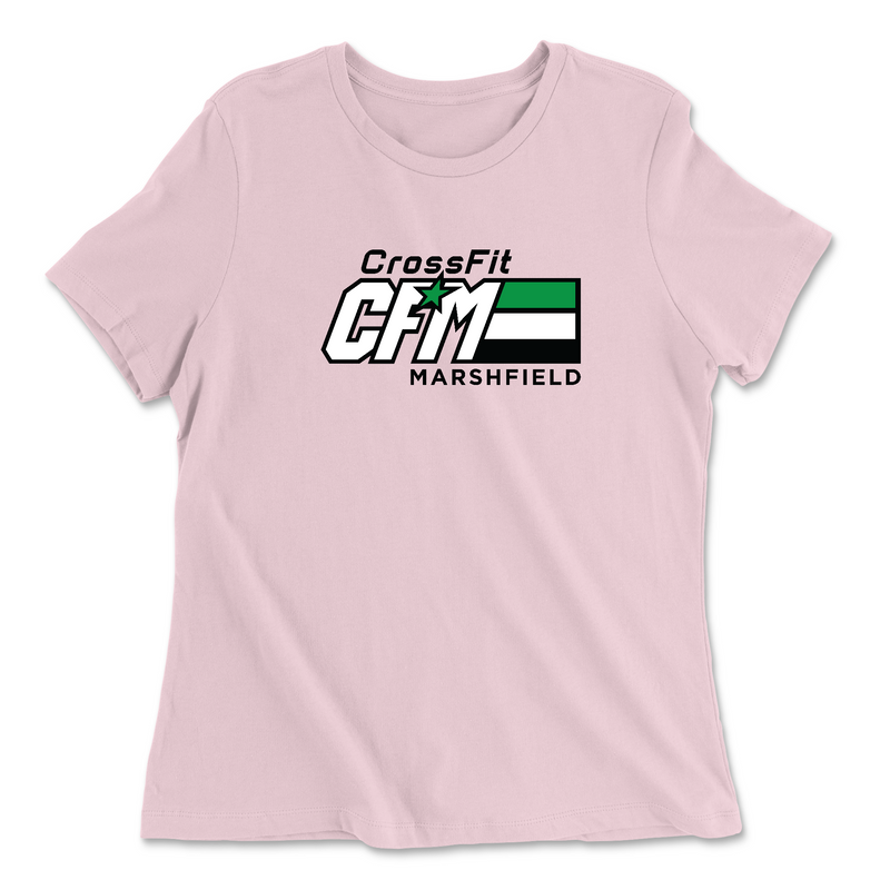 CrossFit Marshfield Standard Womens - Relaxed Jersey T-Shirt