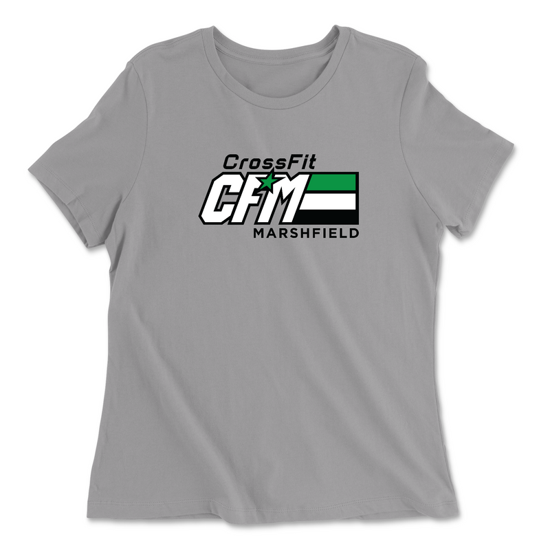 CrossFit Marshfield Standard Womens - Relaxed Jersey T-Shirt
