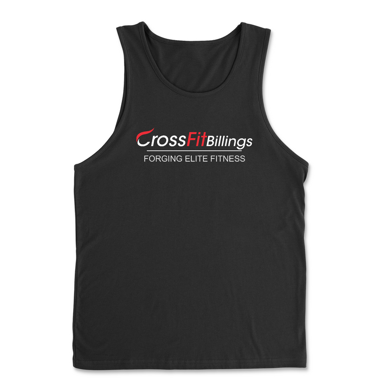 CrossFit Billings Tagline White Mens - Tank Top