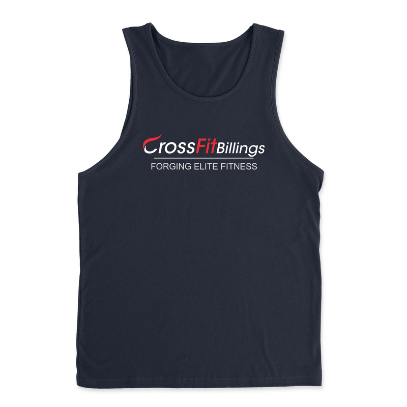 CrossFit Billings Tagline White Mens - Tank Top