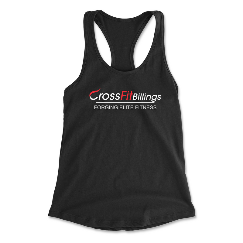 CrossFit Billings Tagline White Womens - Tank Top