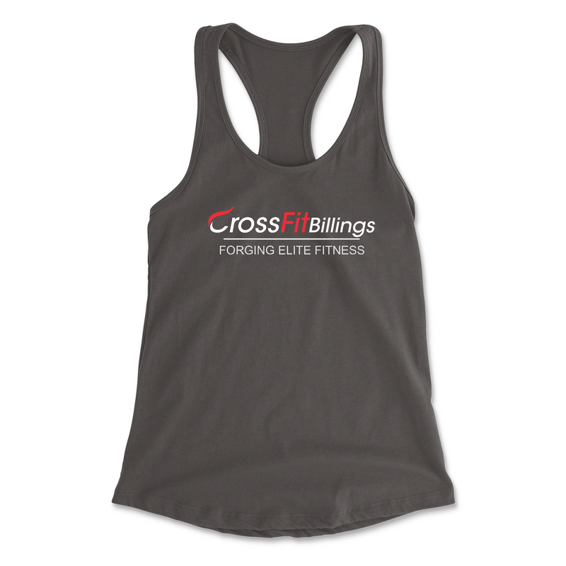 CrossFit Billings Tagline White Womens - Tank Top