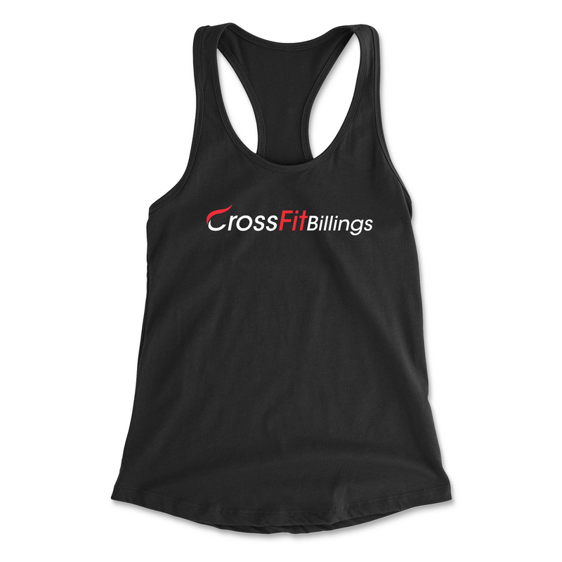 CrossFit Billings Standard (White) Womens - Tank Top