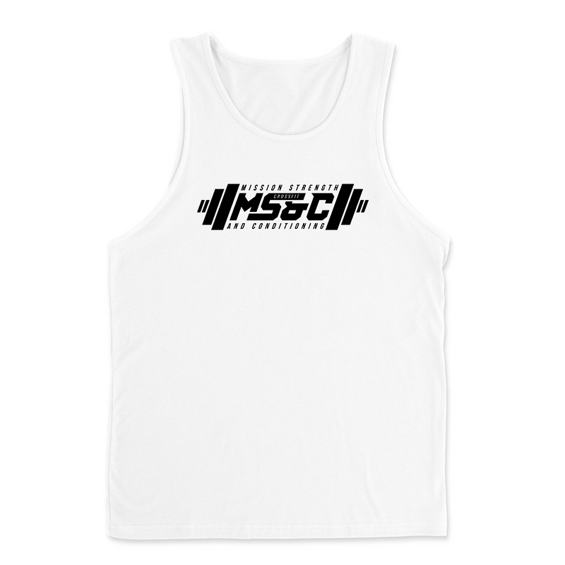 Mens 2X-Large WHITE Tank Top