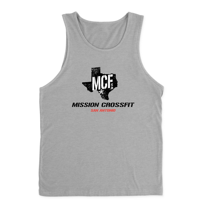 Mens 2X-Large HEATHER_GRAY Tank Top