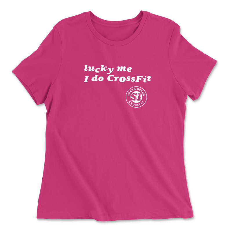 South Beach CrossFit SI Lucky Me Womens - Relaxed Jersey T-Shirt