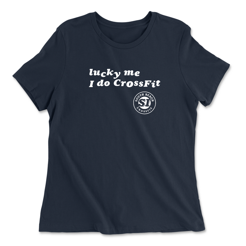 South Beach CrossFit SI Lucky Me Womens - Relaxed Jersey T-Shirt