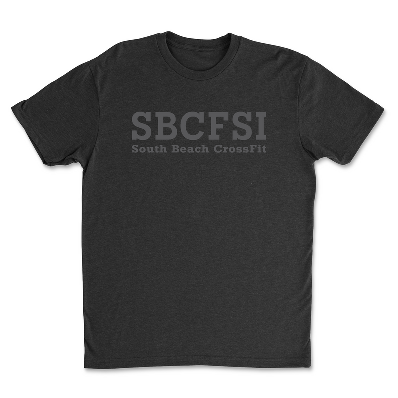 South Beach CrossFit SI SBCFSI (Gray) Mens - T-Shirt