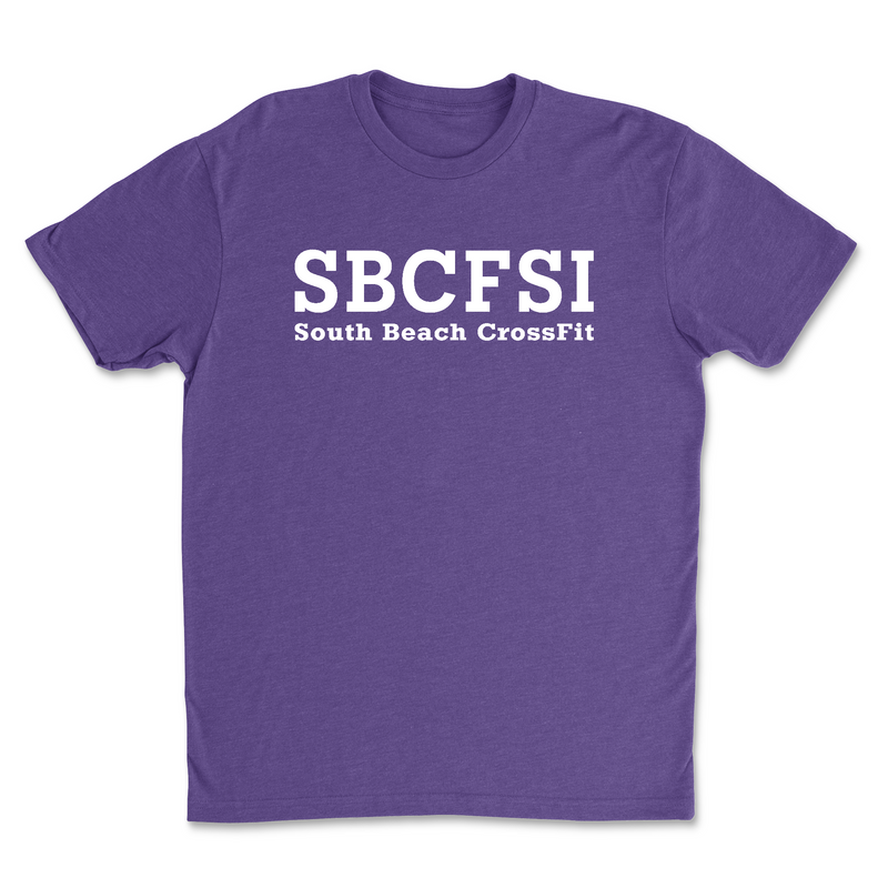 South Beach CrossFit SI SBCFSI (White) Mens - T-Shirt