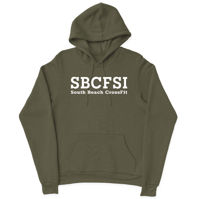 South Beach CrossFit SI SBCFSI (White) Mens - Hoodie