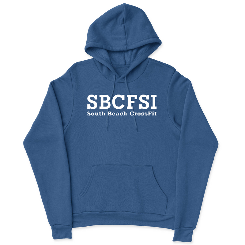 South Beach CrossFit SI SBCFSI (White) Mens - Hoodie