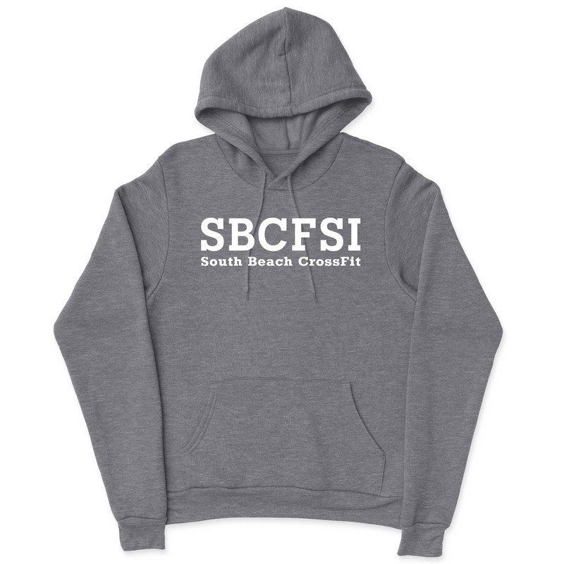 South Beach CrossFit SI SBCFSI (White) Mens - Hoodie