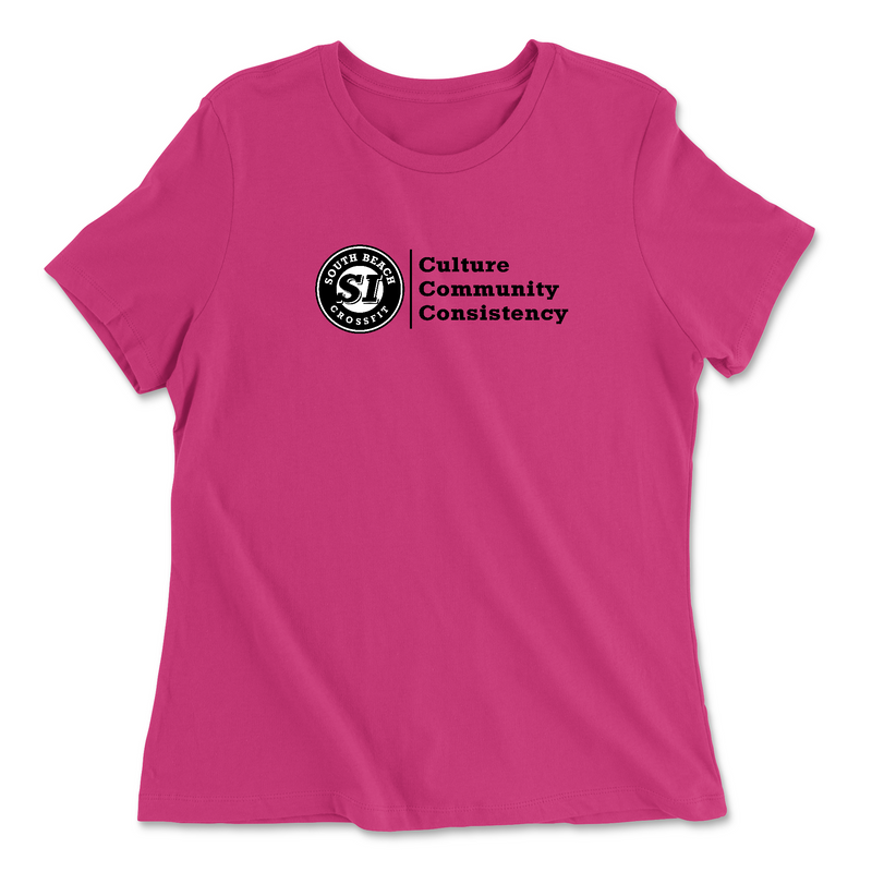 South Beach CrossFit SI Ethos Womens - Relaxed Jersey T-Shirt