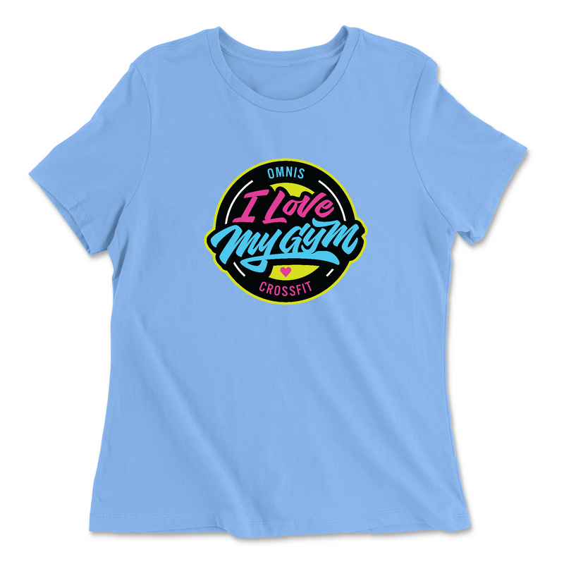 Womens 2X-Large CAROLINA_BLUE Relaxed Jersey T-Shirt