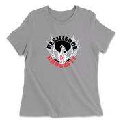 Womens 2X-Large SOLID_ATHLETIC_GREY Relaxed Jersey T-Shirt