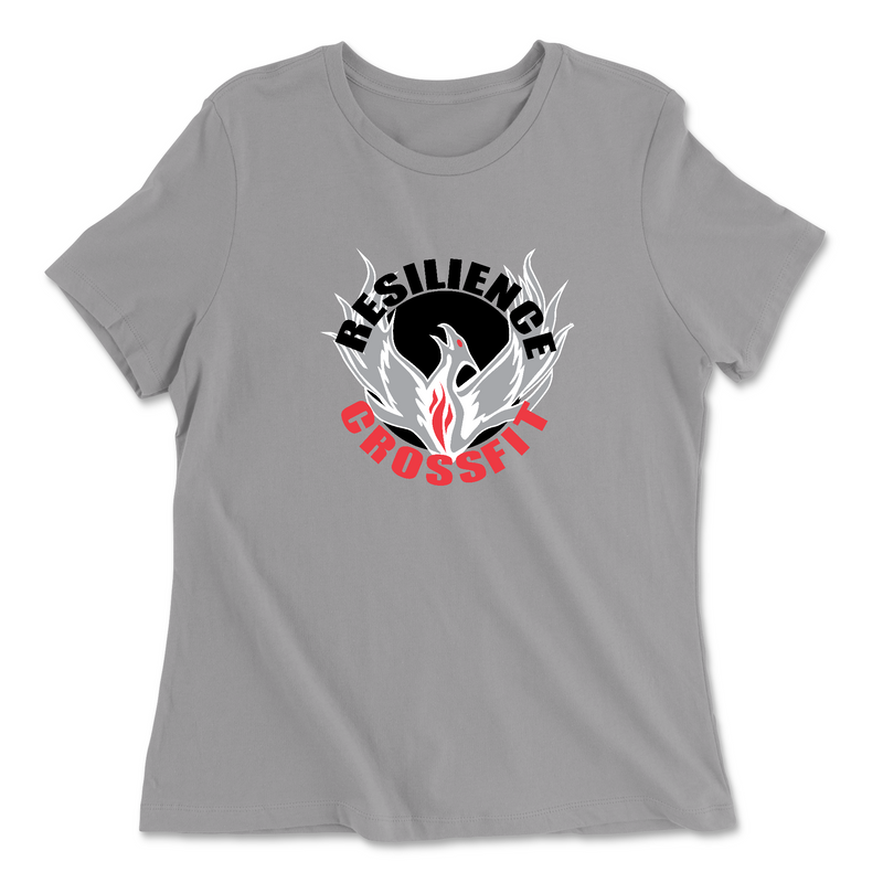 Womens 2X-Large SOLID_ATHLETIC_GREY Relaxed Jersey T-Shirt
