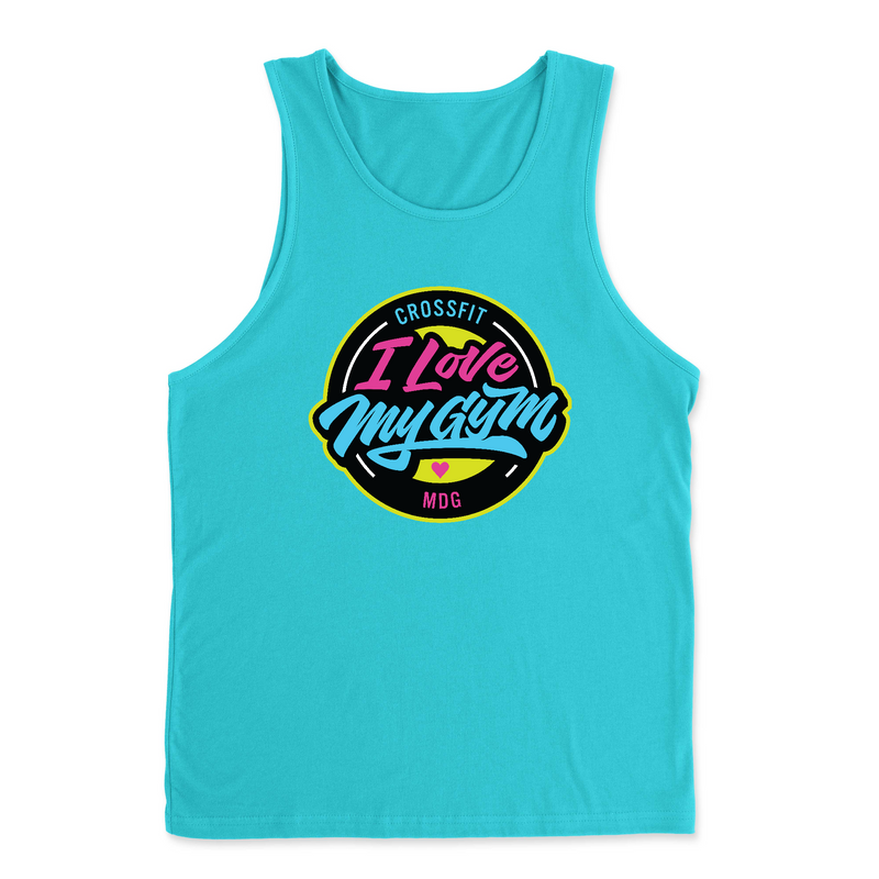 Mens 2X-Large TAHITI_BLUE Tank Top