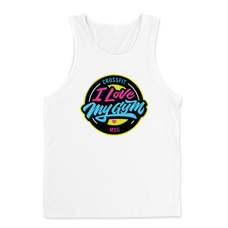 Mens 2X-Large WHITE Tank Top