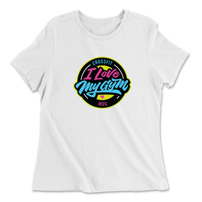 Womens 2X-Large WHITE Relaxed Jersey T-Shirt