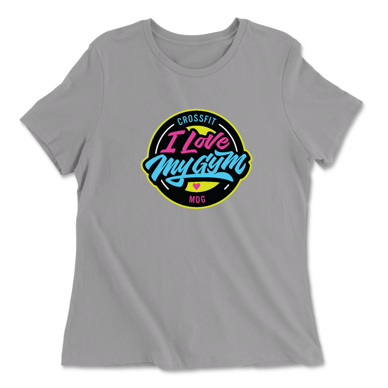 Womens 2X-Large SOLID_ATHLETIC_GREY Relaxed Jersey T-Shirt